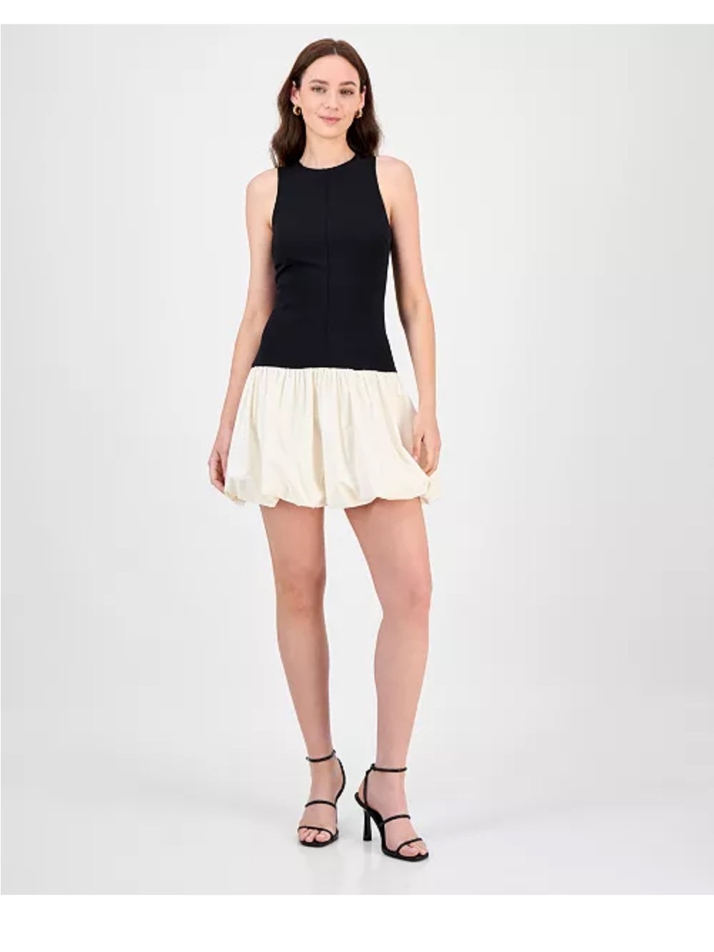 RACHEL Rachel Roy Women's Lindy Mixed-Media Mini Dress Sz Large NWT